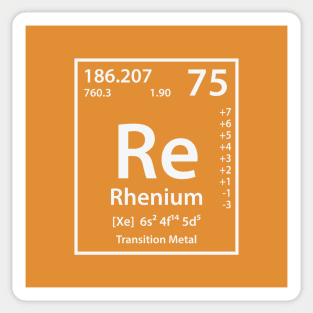 Rhenium Element Sticker